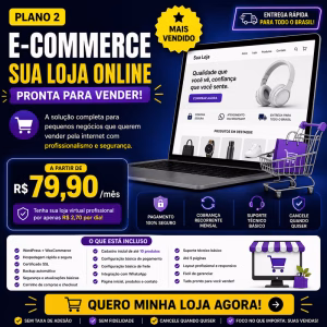 Criação de Ecommerce + Dominio